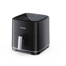SHARP AF-GS552AU-B 5.5L Air Fryer with Digital Control Panel, 5.5L, 8 pre-set programs - Black