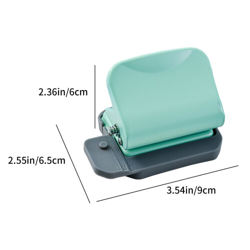 6-Hole Punch Adjustable Manual Loose-leaf Punch 1 pc 2