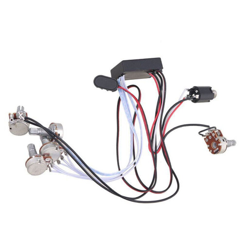 Preamp 3-Band EQ Harness for Active Guitar Pickups