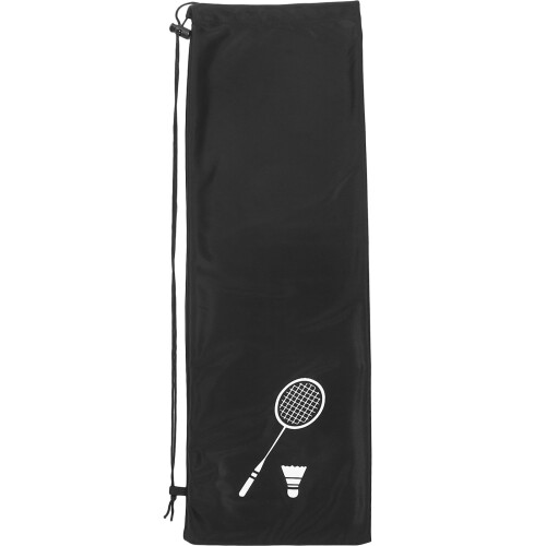Portable badminton racket bag lint accessory