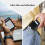 Men's Leather Wallet With Swiping Blocking Quick Access-Apricot 9