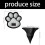4PCS User Friendly Solar Operated LED Light Dog Paws-White 4
