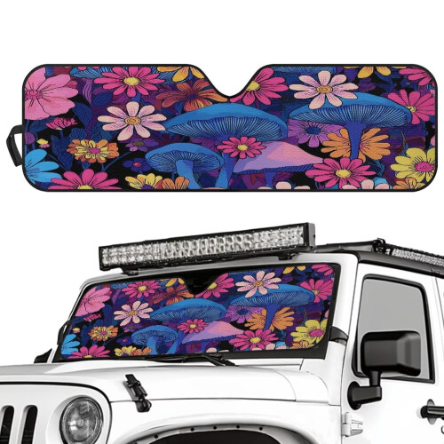 Windshield Sun Shade for Jeep Wrangler JL Gladiator JT 1