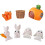 Small Bunny Figurine Cake Decoration 12 pcs 4