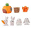 Small Bunny Figurine Cake Decoration 12 pcs 5