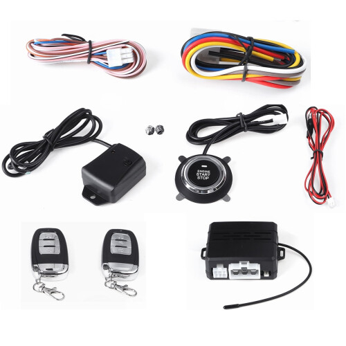 Car Alarm Security System with Passive Keyless Entry and