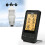 Drahtlose Wetterstation mit Außensensor, Schwarz 6