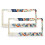 Mandala License Plate Frames Blue Orange 2 Pack Stainless 1