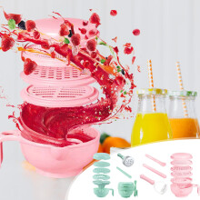 Food Grinding Bowl Manual Baby Food Grinder with Spoon and
