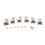 Classical Guitar Tuning Pegs Single Machine Heads 6 Pcs 1