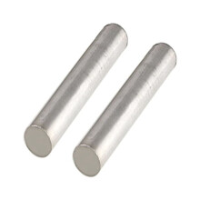 304 Stainless Steel Round Rod 14mm  125mm 2 Pcs