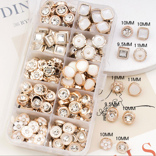 Kleiderknöpfe für Dekoration und DIY, 100er Pack 2
