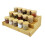 2X 3-Tier Non-Expandable Bamboo Spice Rack Step Shelf Cabinet Organizer 7