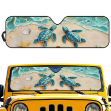 Foldable Beach Turtle Sun Shade for Jeep Wrangler and