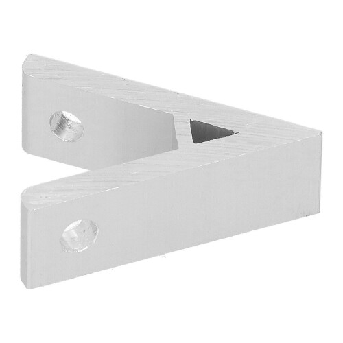 10 connecteurs d'angle en aluminium 2020-45 60x20x6mm 2