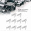 10 connecteurs d'angle en aluminium 2020-45 60x20x6mm 5