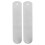铝制袜子定型板 银色电镀 2件 1