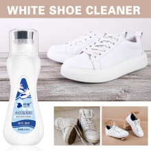 White Shoe Cleaner for Leather Knit Canvas Boots PU Fabric