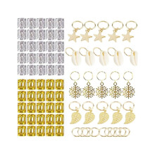 Hair Jewelry Rings for Braiding 80 Pcs