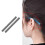Eyeglasses Temple Tips Sleeve Soft Gray 2 Pieces 7