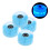 Roller Skate Wheels Luminous 32x58mm 4 Pack Blue 82A 6
