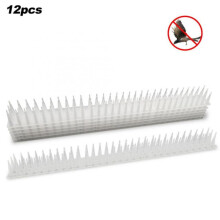 12/10Pcs Fence Wall Spikes Cat Animal Repellent Plastic Anti Pigeon Deterrent for Garden Fences Invader Bird Spikes Dog Repeller