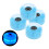 Roller Skate Wheels Luminous 32x58mm 4 Pack Blue 82A 7