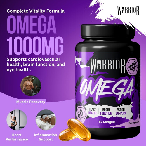 Warrior Warrior Omega 3 Fish Oil 1000mg 2