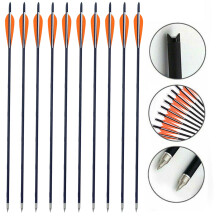Carbon Crossbow Bolts 20 Inch 12 Pack