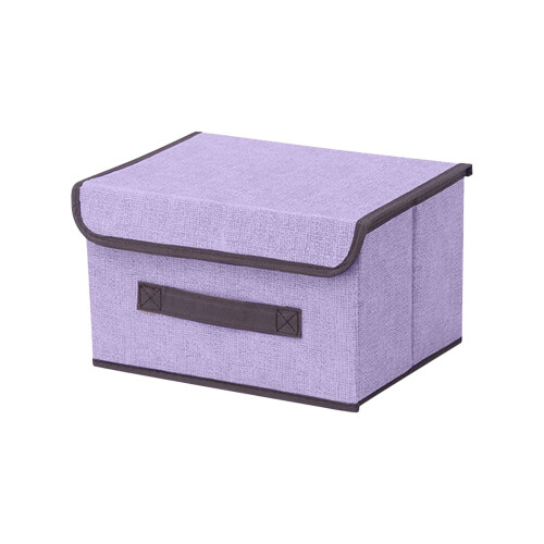 Foldable Cotton Linen Storage Box – Space-Saving