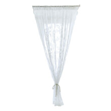 Perforation Lace Curtain White 1 Piece