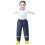 Kids Rain Pants Waterproof Full-Length Lightweight 1