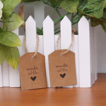 Small Paper Tags for Handmade Items and Wedding Favors