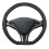Car Steering Wheel Cover Universal Black 38 cm 1