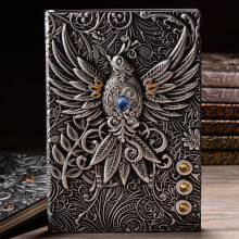 Vintage Phoenix Embossed Leather Journal A5 200 Pages