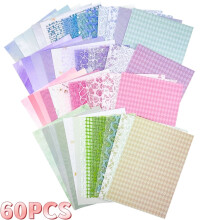 Scrapbook Paper Craft Textured Mesh Fabric Kit 60 Pieces