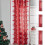 Christmas Tree Snowflake Blackout Curtain Red Grommet 1 1