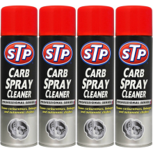 4 x STP Carb Cleaner Spray Carburettor Intake Spray Cleaner Professional 500ML