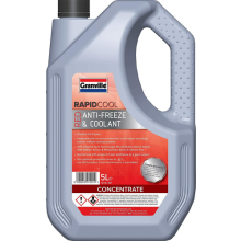 Granville Rapid Cool Red Longlife Car Antifreeze & Coolant Concentrate 5L Litre
