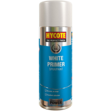 Hycote White Primer Spray Paint Aerosol Car Multi-Purpose Preparation 400ML