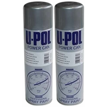 2X UPOL Grey Primer Spray Power Can Professional Aerosol 500ML