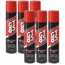 6 x GT85 Spray Lube Lubricant Penetrator Water Displacer Corrosion 400ML