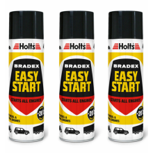 3 X Holts Bradex Easy Start For Petrol & Diesel Engines Cold Starts Spray 300ML