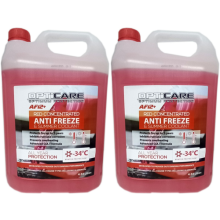 2 x Anti Freeze Summer Coolant 4.54L Litre Engine Antifreeze Red Concentrate