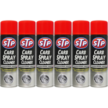 6 x STP Carb Cleaner Spray Carburettor Intake Spray Cleaner Professional 500ML