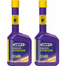 2 x Wynns Extreme Diesel Fuel System EGR Valve DPF Cleaner Additive 325ML