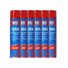 6x Brake And Parts Cleaner Aerosol Spray Cleaner Degreaser 600ML Quinton Hazell