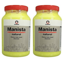 2x Mamista 3L Litre Natural Heavy Duty Workshop Hand Cleaner Soap Tar Oil Dirt