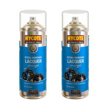 2x Hycote Petrol Resistant Lacquer Spray Paint Aerosol Fast Drying Car 400ML