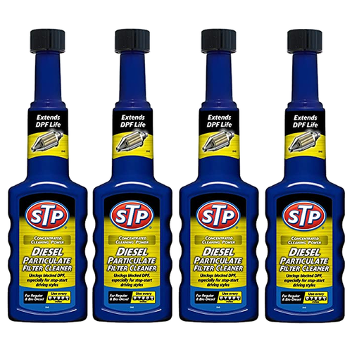 Stp 4x STP DPF Cleaner Diesel Particulate Filter Cleaner Fuel Additive Unclogs 200ML